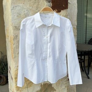 Tommy Hilfiger White cotton fitted shirt